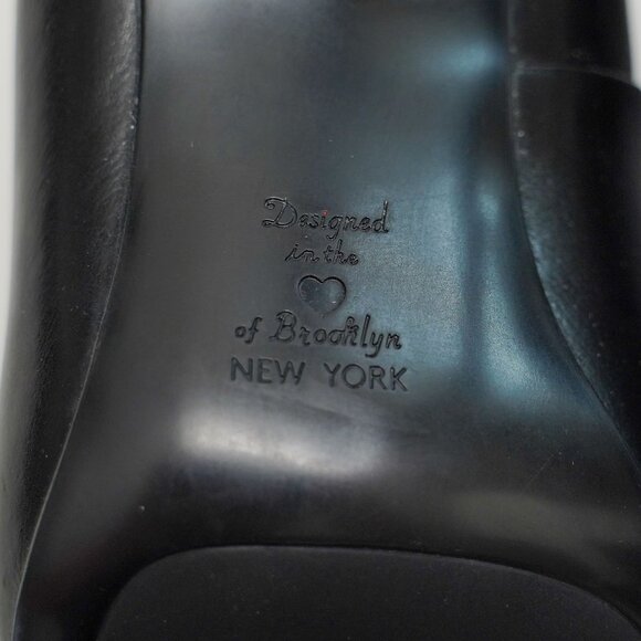 Antonia Saint Micro Fiber Leather Black Pumps - Picture 5 of 10